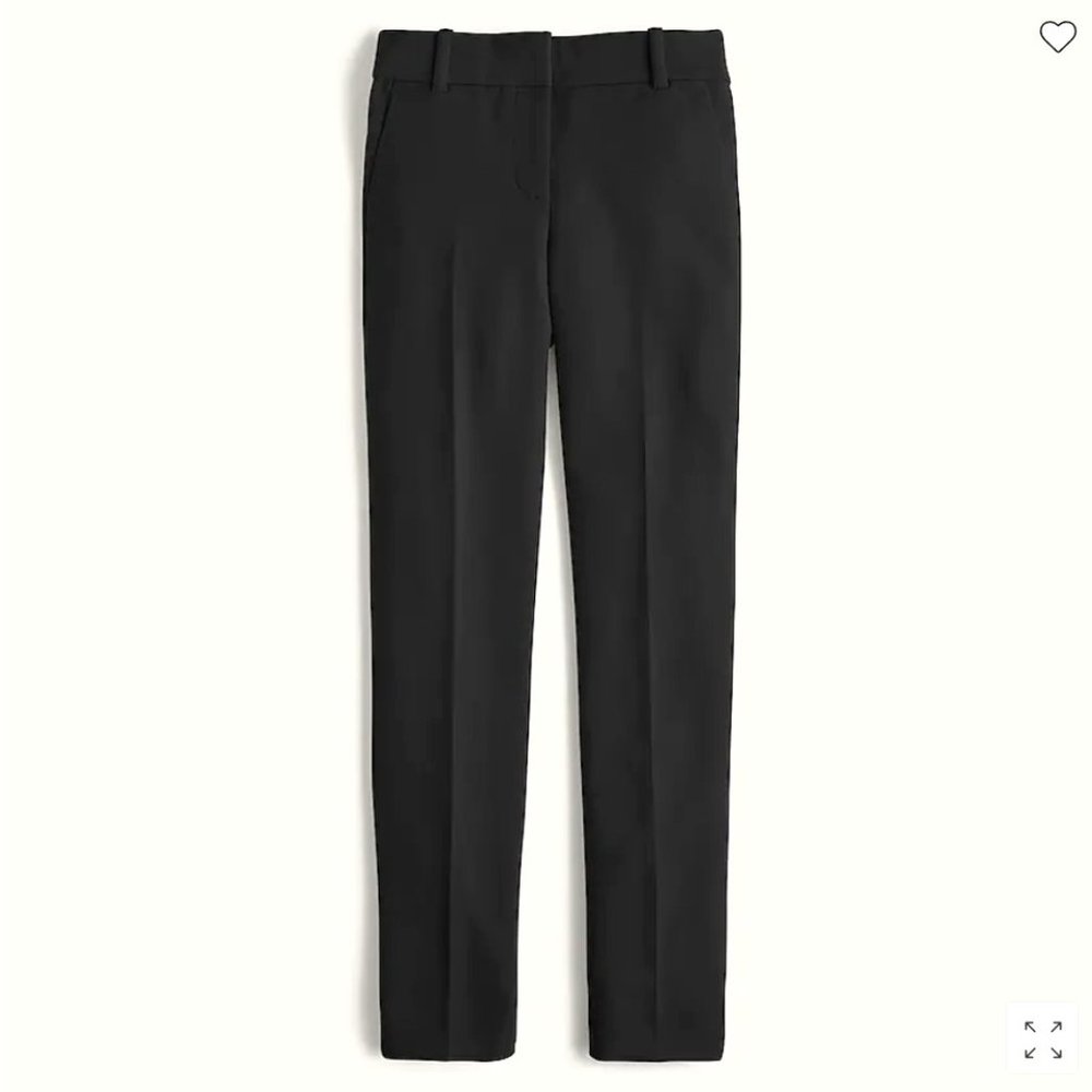 100% Wool Black Dress Pants J. Crew NWT